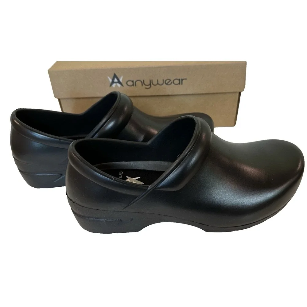 Anywear Guardian Angel Slip‎ Resistant Stepin Clogs Shoes Womens Size 6 Open Box_3
